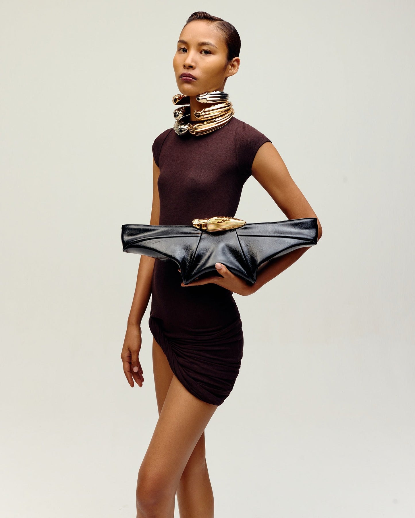 The Koko Runway Elonge Klutch in Patent
