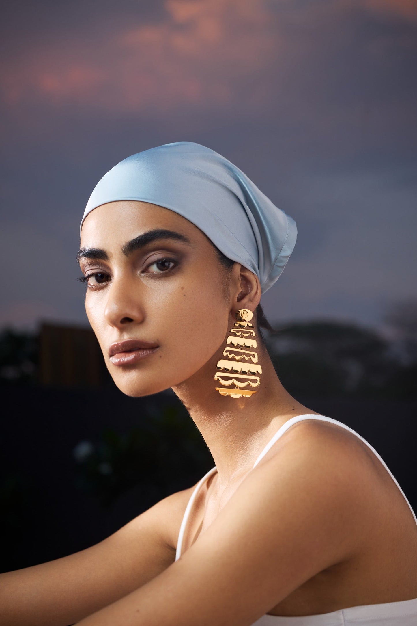 OH Epee Statement Earrings