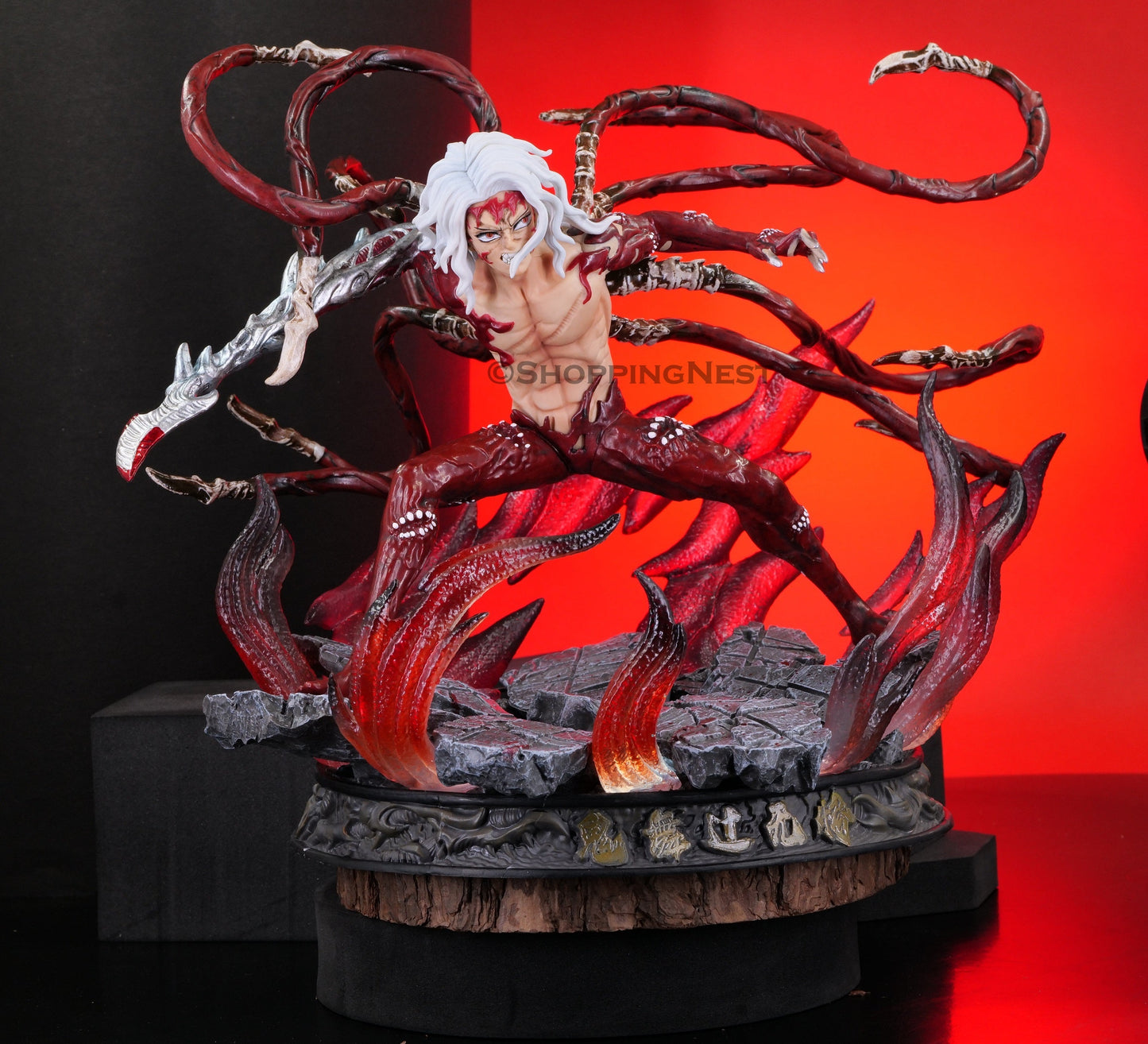 Demon Slayer Kibutsuji Muzan Ghost King Combat Action Figure | 30 Cms |