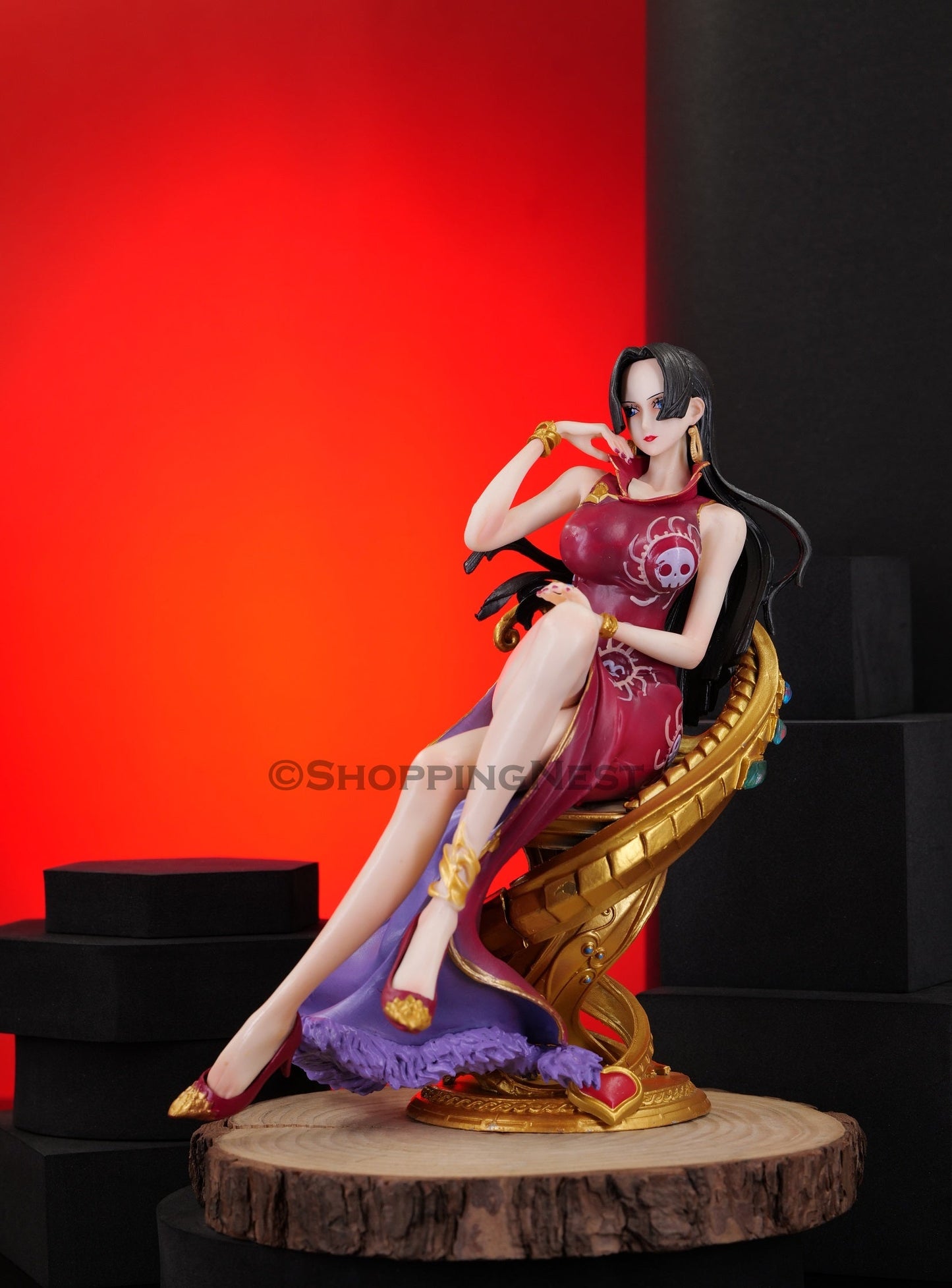 One Piece Boa Hancock Sitting Posture Action Figure | 21Cms |