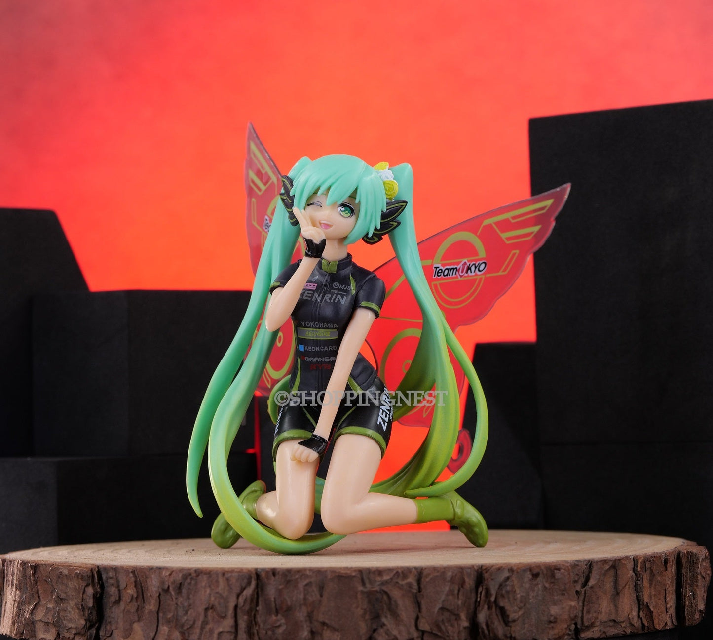 Hatsune Miku Racing Version 2017 Team UKYO Support Action Figurine | 14 CM |