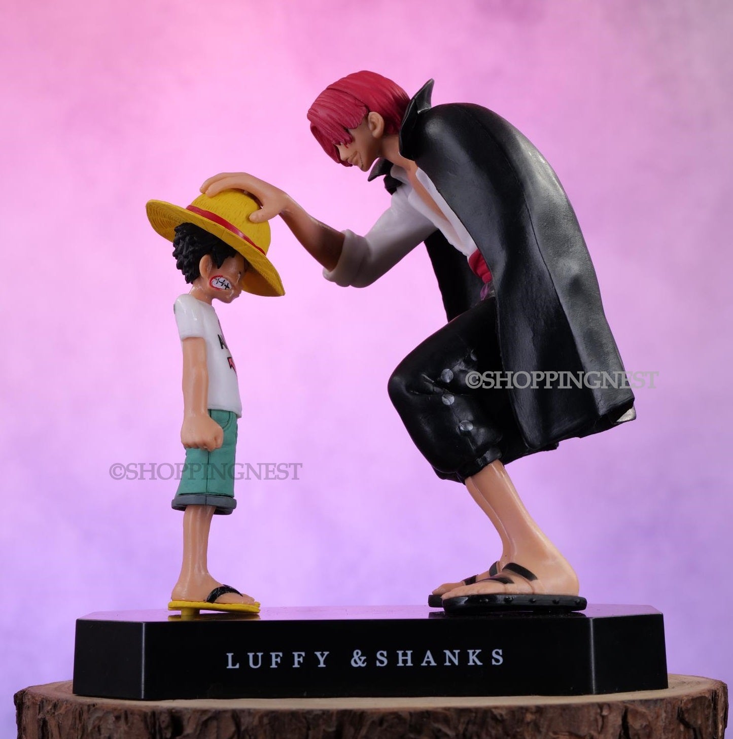 One Piece Anime Luffy and Shanks Action Action Figure | 19 CM |