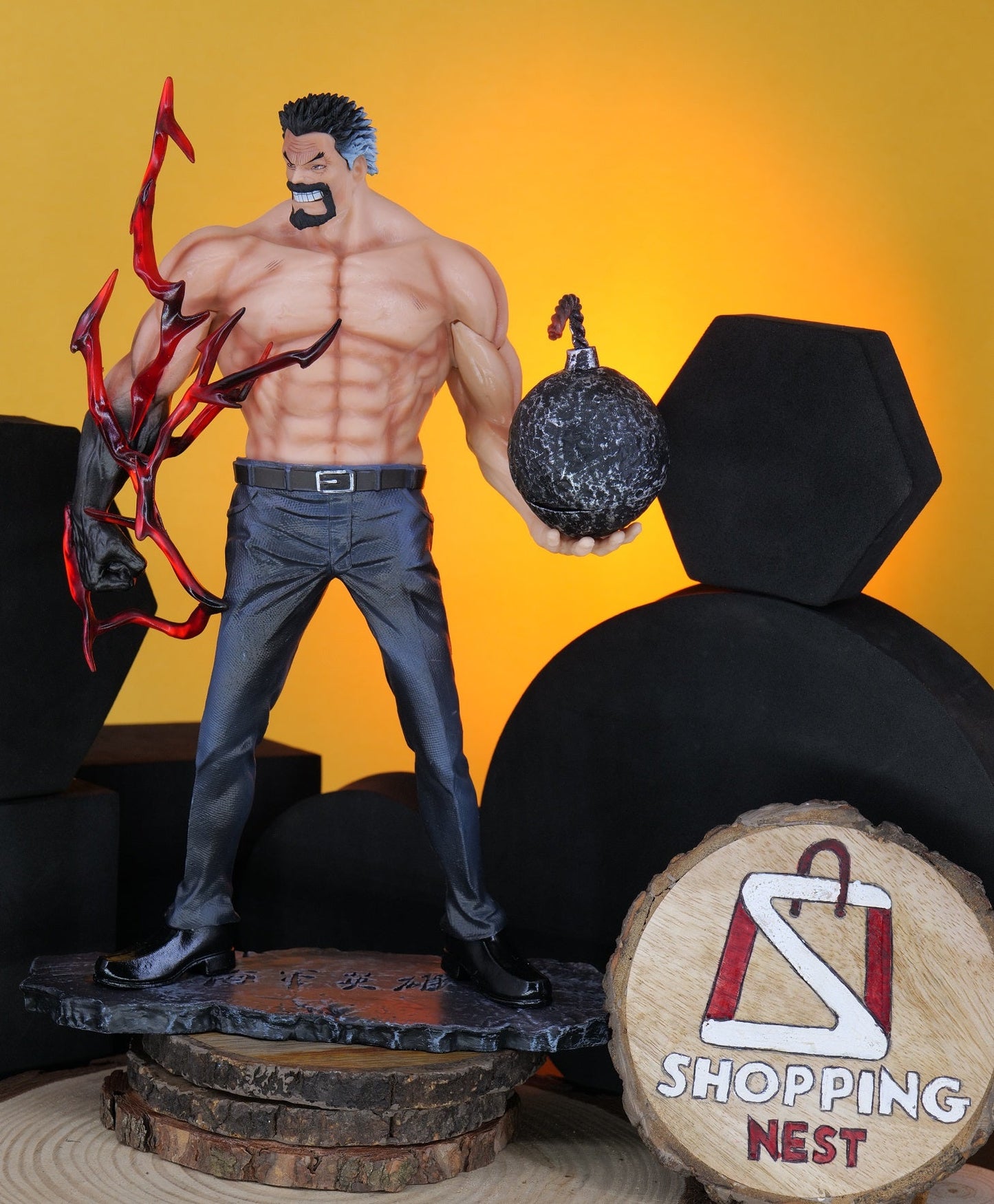 One Piece |PVC| Monkey D. Garp Battle Edition Action Figure 26 cm Collectible