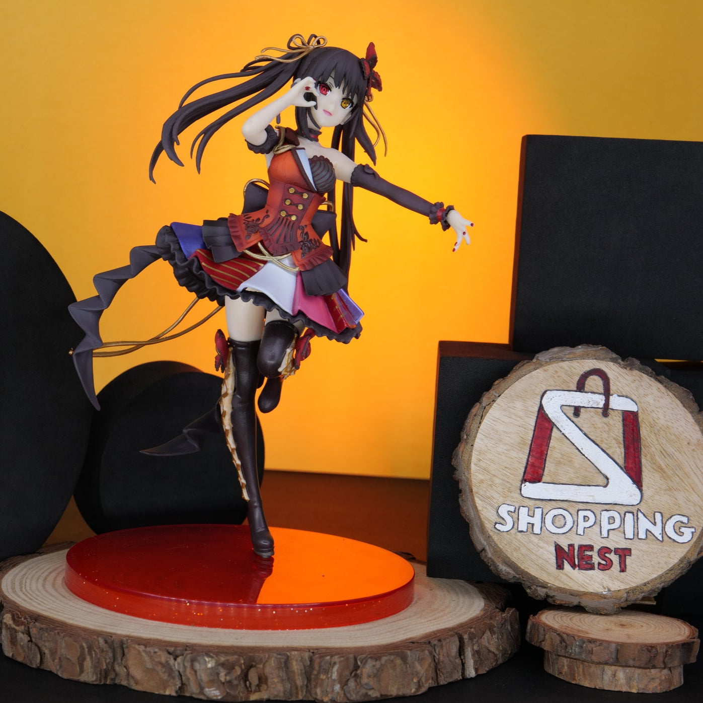 Anime DATE A LIVE Tokisaki Kurumi Cosplay 23.5CM Figure |PVC| Model – Collectible Action Figure by Shoppingnest