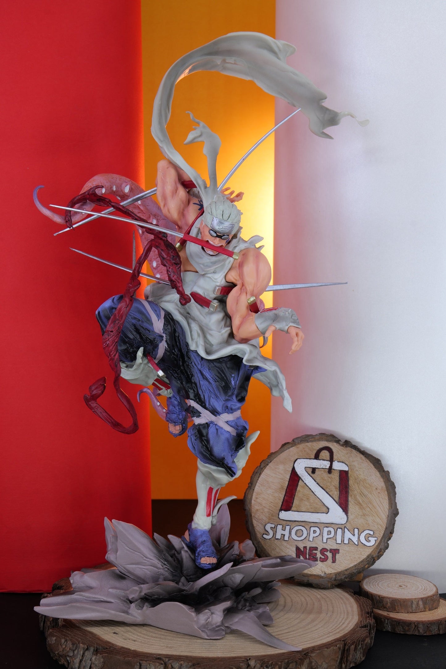 Naruto |PVC| Killer Bee Battle Version Action Figure 39 cm Collectible Statue