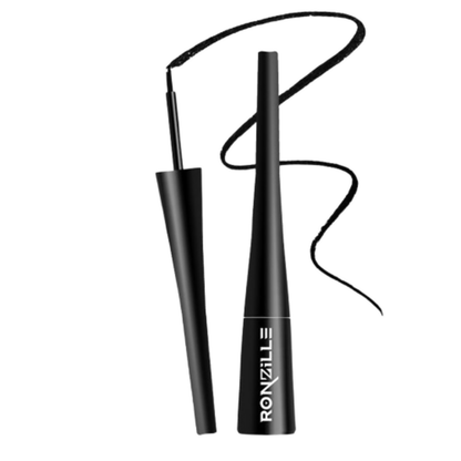 Ronzille Smudgeproof And Waterproof Liquid Matte Eyeliner - Black
