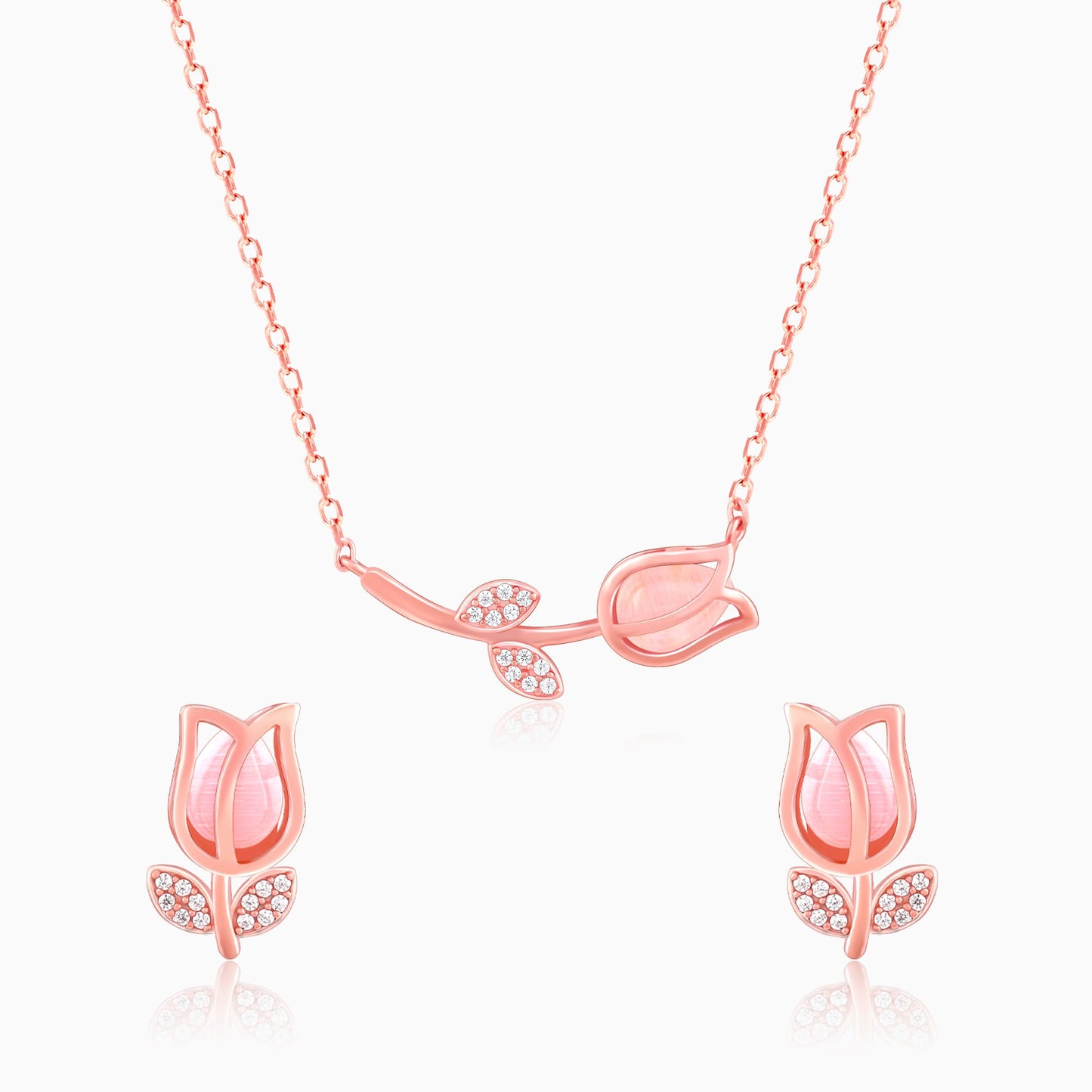 Pink Quartz Flower Combo