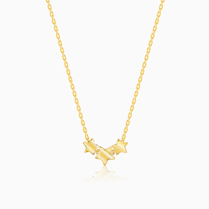 Gold Stellar Glow Necklace