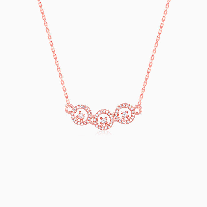 Rose Gold Circular Grace Necklace