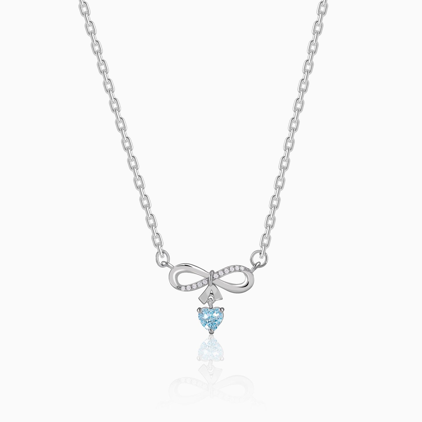 Silver Only Us Necklace