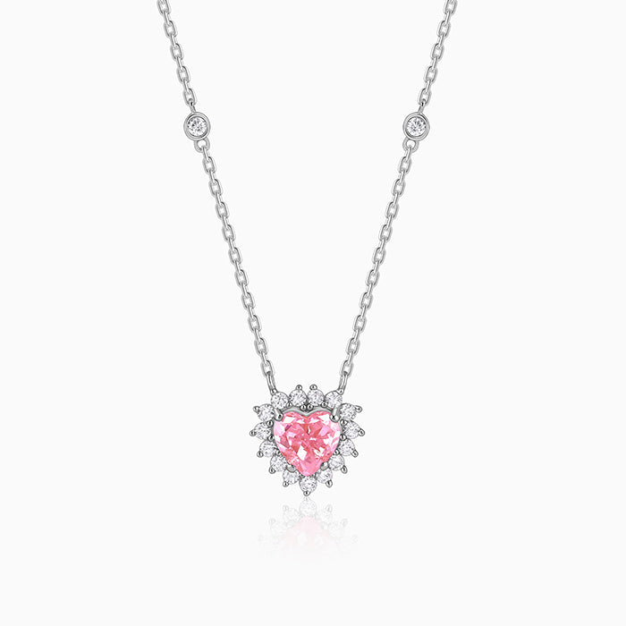Silver Heart of Light Necklace