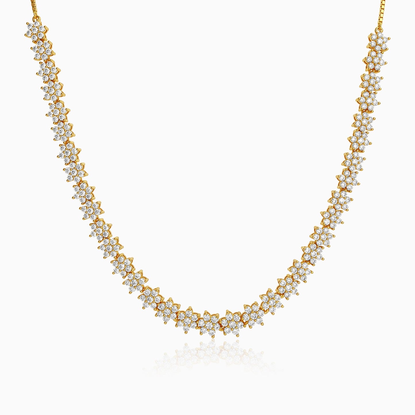 Golden Flora Belle Choker Necklace