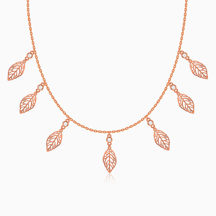 Rose Gold Tropical Charms Necklace