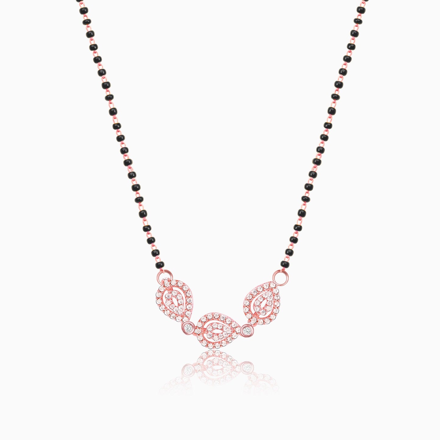 Rose Gold Love of Pears Mangalsutra