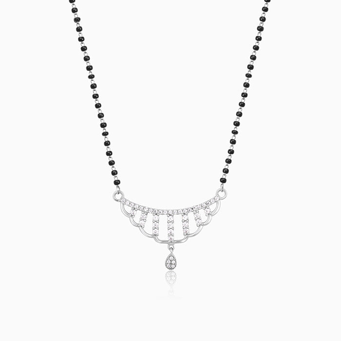 Silver Floral Paradise Mangalsutra