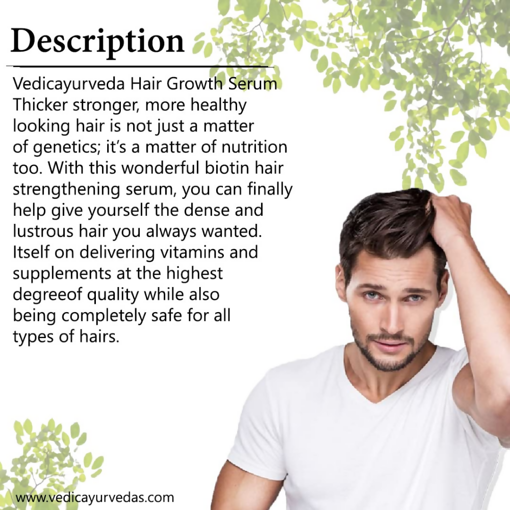VedicAyurveda Hair Restore+ Serum Hair Growth Serum