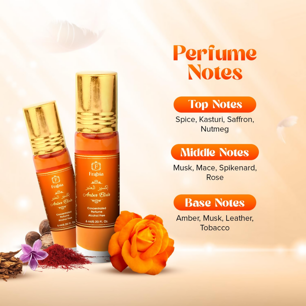 Frabia Amber Musk Perfume Oil for Men & Women