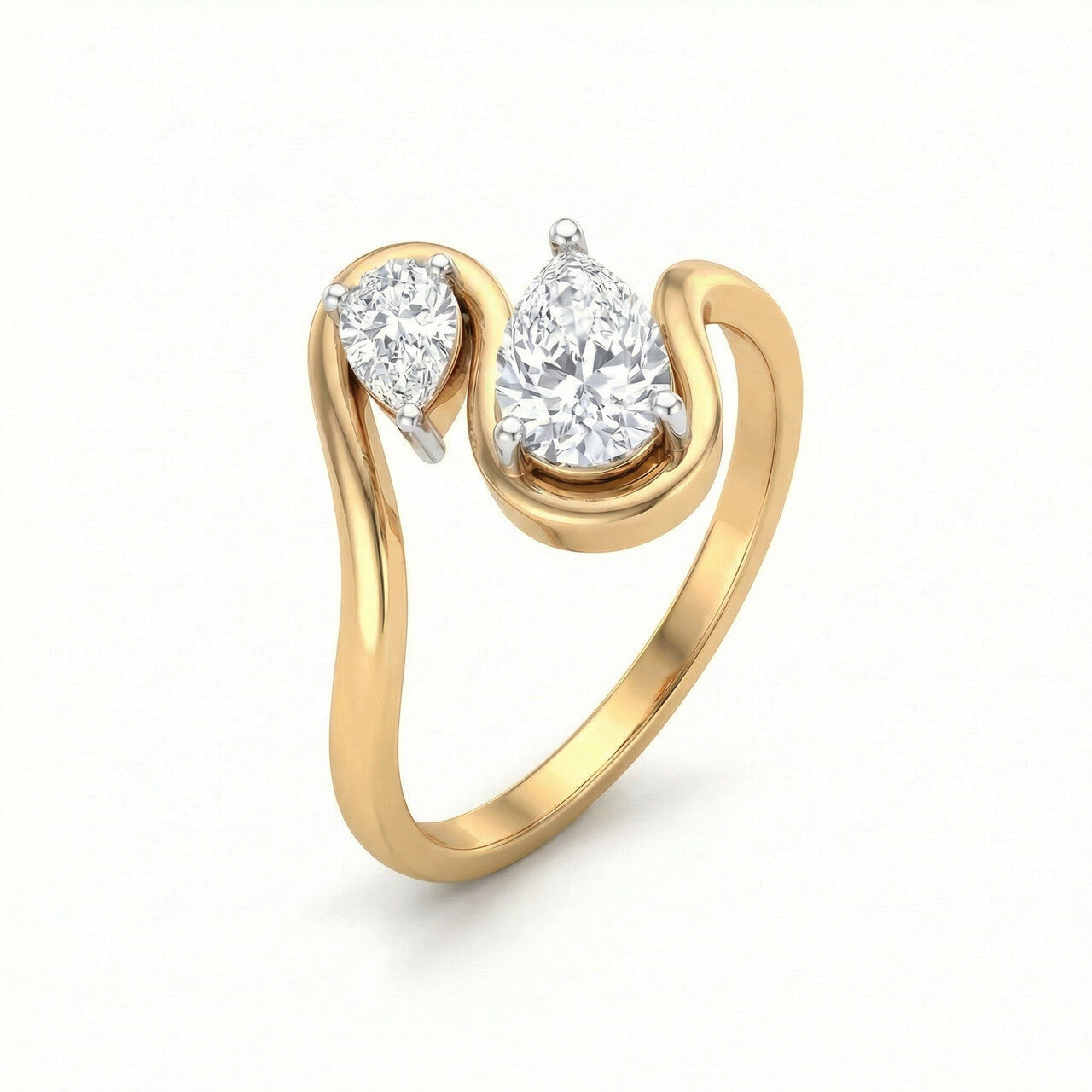 Bound Together 9KT Gold Laboratory Grown Diamond Ring