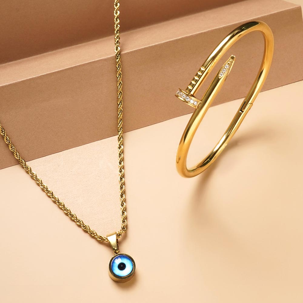 Evil Eye Spiral Harmony Set