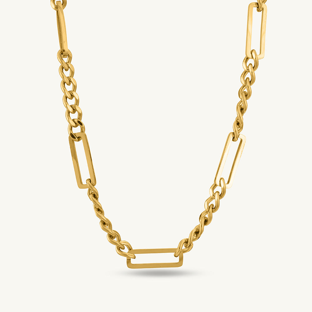 Solid Gold Chain With Box Link