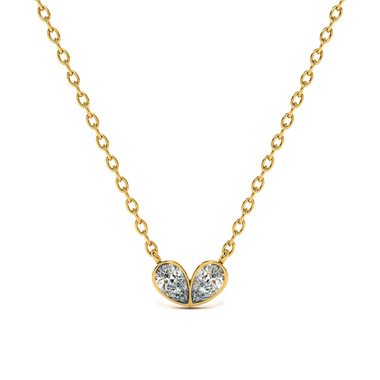 Forever Together 9KT Gold Laboratory Grown Diamond Necklace