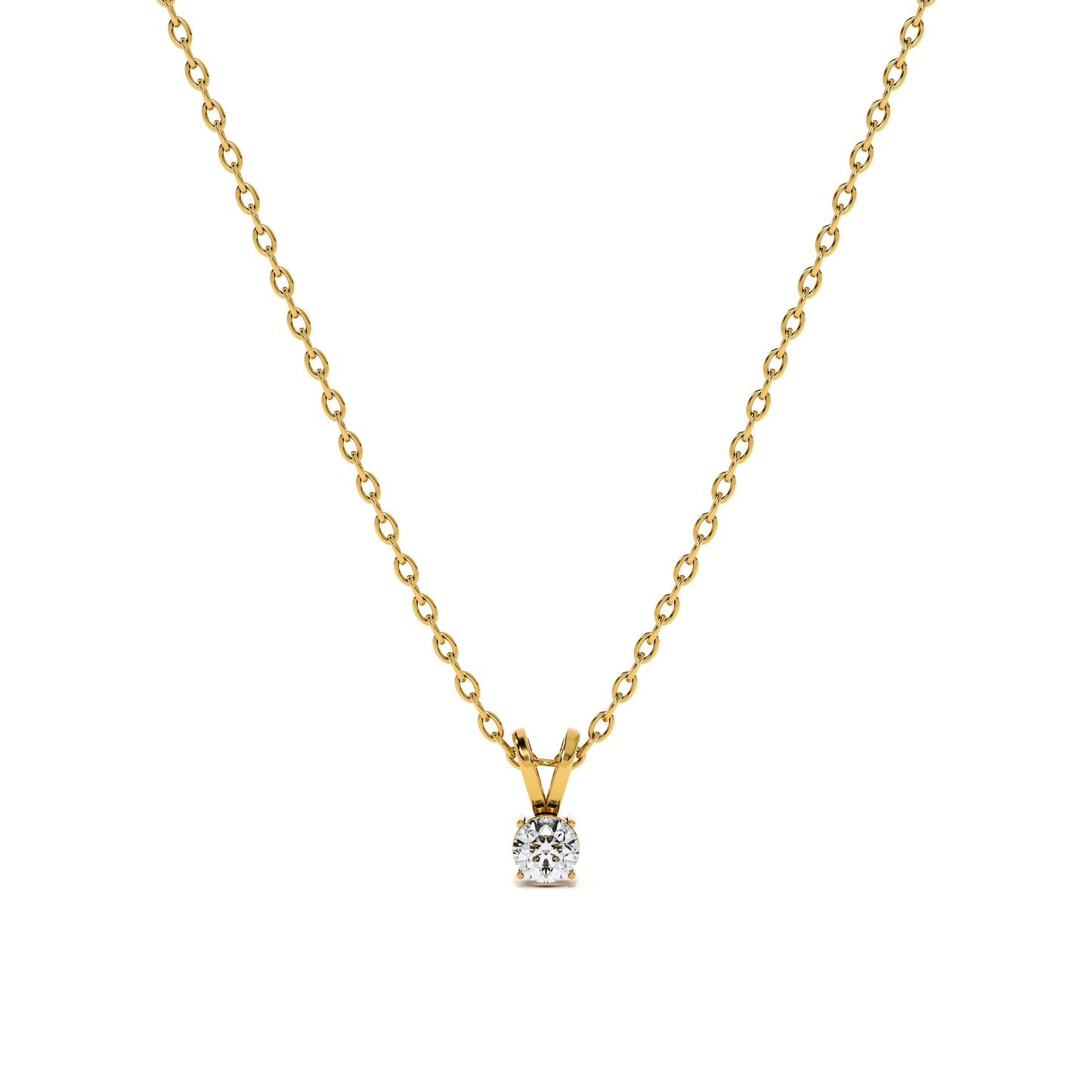 Pristine Spark 9KT Gold Laboratory Grown Diamond Pendant