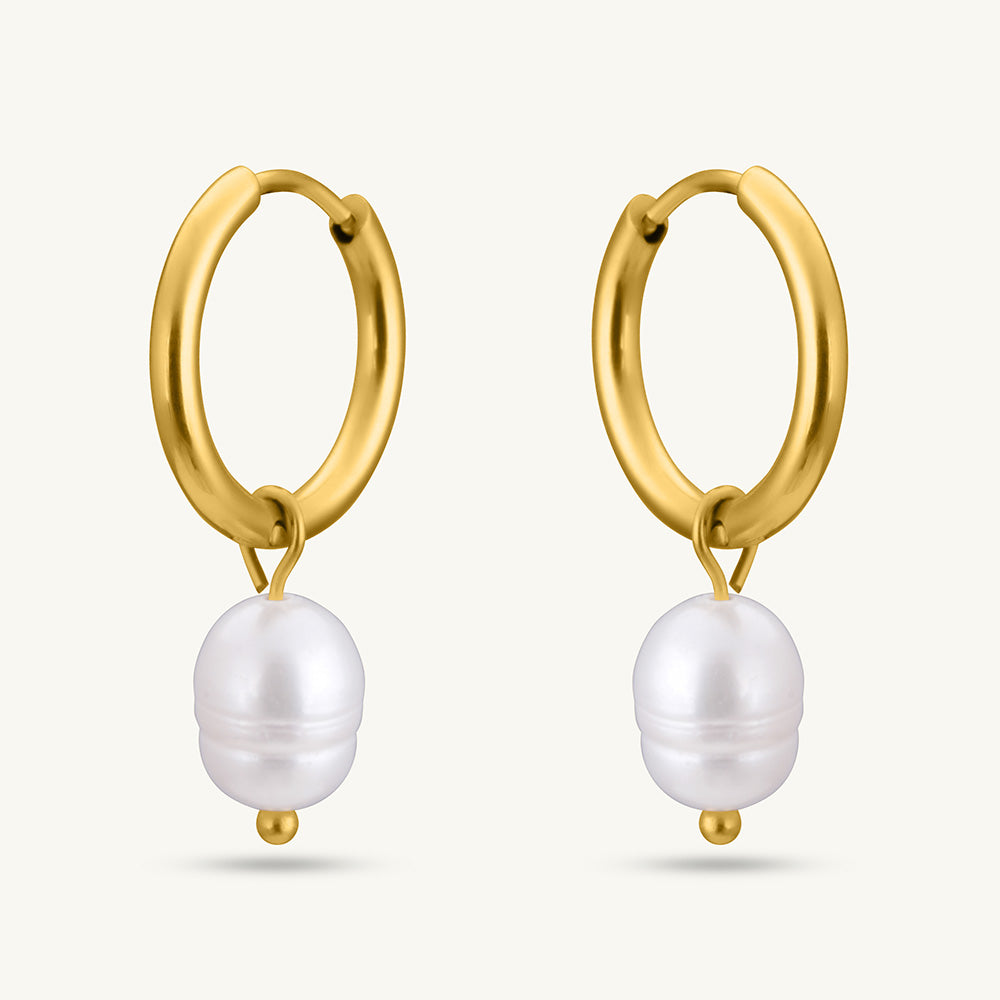 Celestial Pearl Drop Earrings