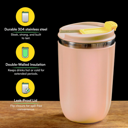 Udyan Tea Stainless Steel Vacuum Insulated Tumbler - Pink