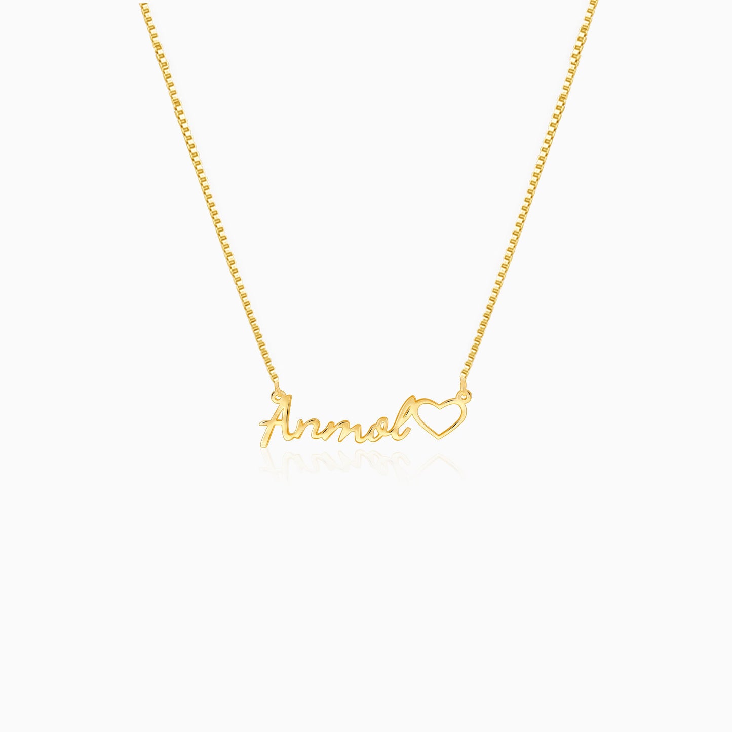 Golden Personalised Life Partner Pendant