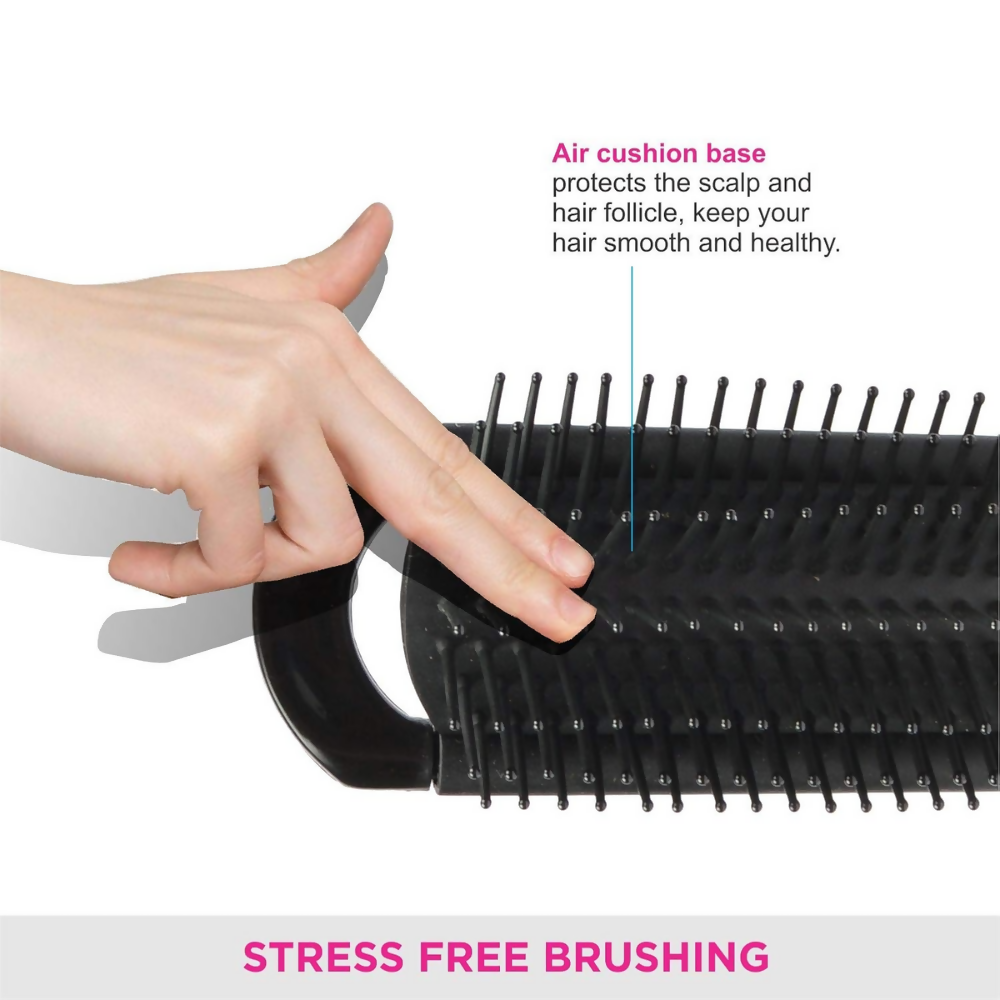 Vega Folding Hair Brush with Mirror