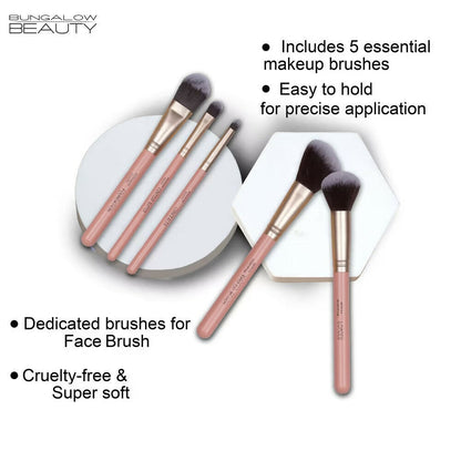 BUNGALOW BEAUTY Face powder Brush Set