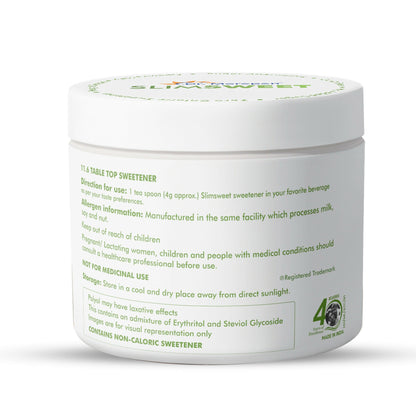 Dr. Morepen Slimsweet Natural Sugar Substitute with Stevia & Monk Fruit