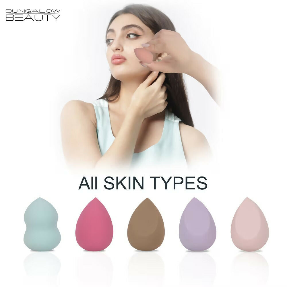 BUNGALOW BEAUTY Makeup Blending Sponge - Pack of 5