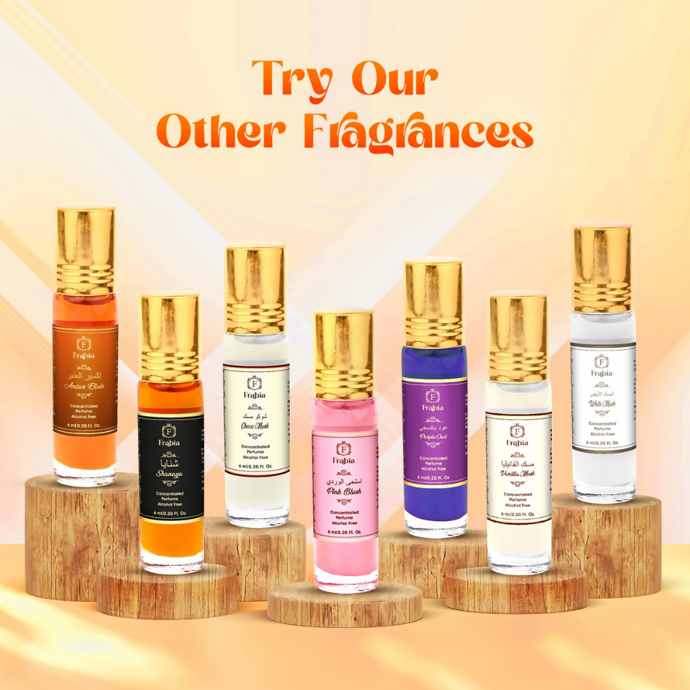 Frabia Amber Musk Perfume Oil for Men & Women