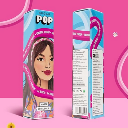 SUGAR POP Matte Lipstick - 14 Brick