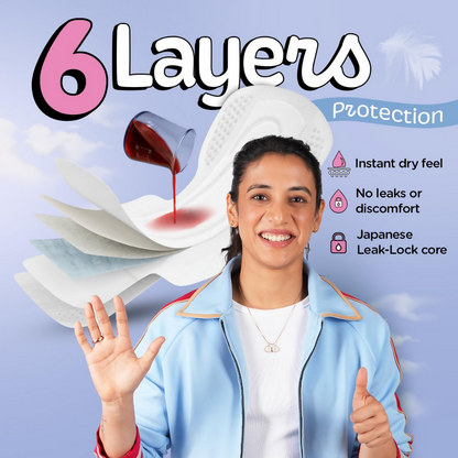 Pee Safe Comfort Ultra Thin Sanitary Pads For Women - XXL