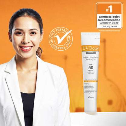 Brinton Uv Doux Tinted Mineral Sunscreen Spf 50 Pa+++