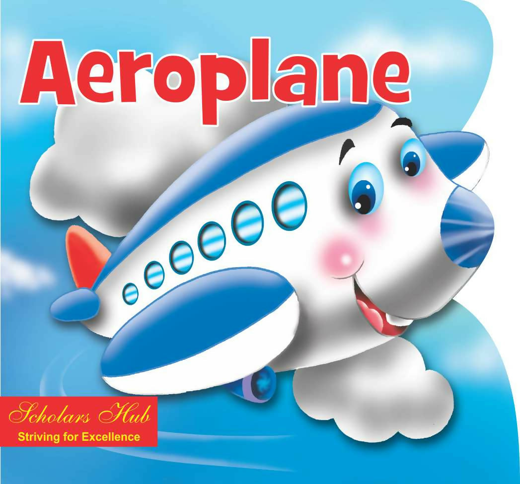 Flying Colours Cut Out Board Book -Aeroplane