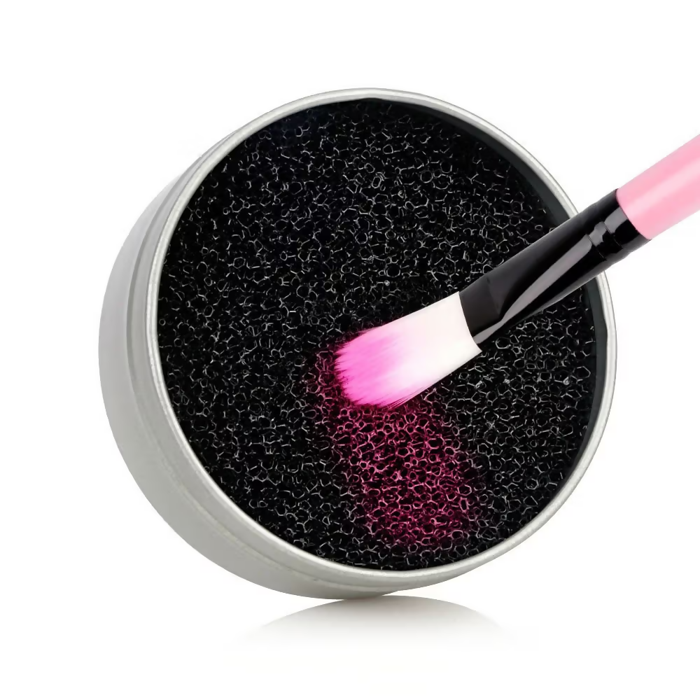 Bronson Professional Makeup Brush Cleaner Sponge Tin Quick Cleaning