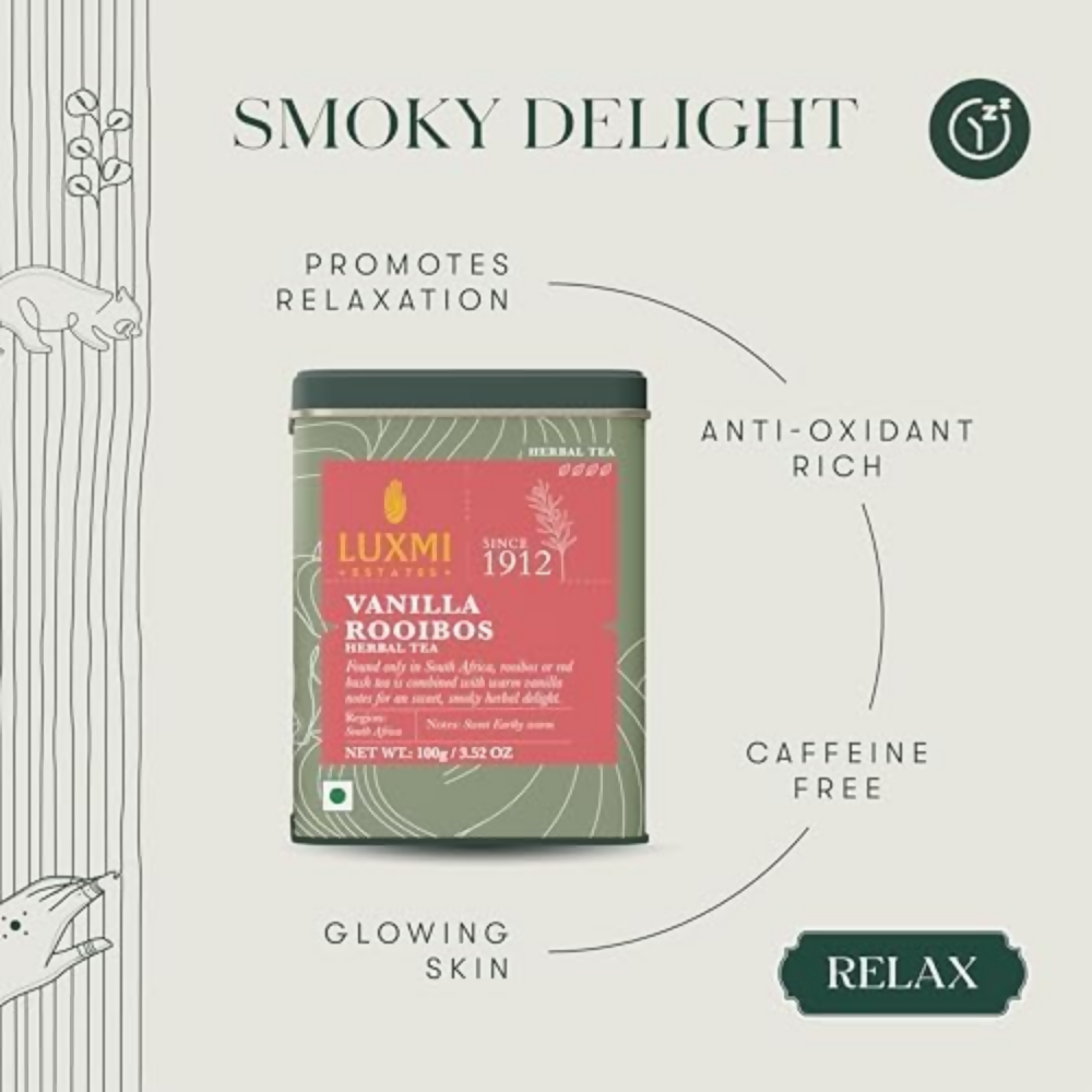 Luxmi Estates Vanilla Rooibos Chai Herbal Infusion