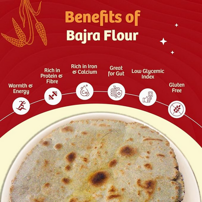 Naario Bajra atta 100% Organic Millet Flour