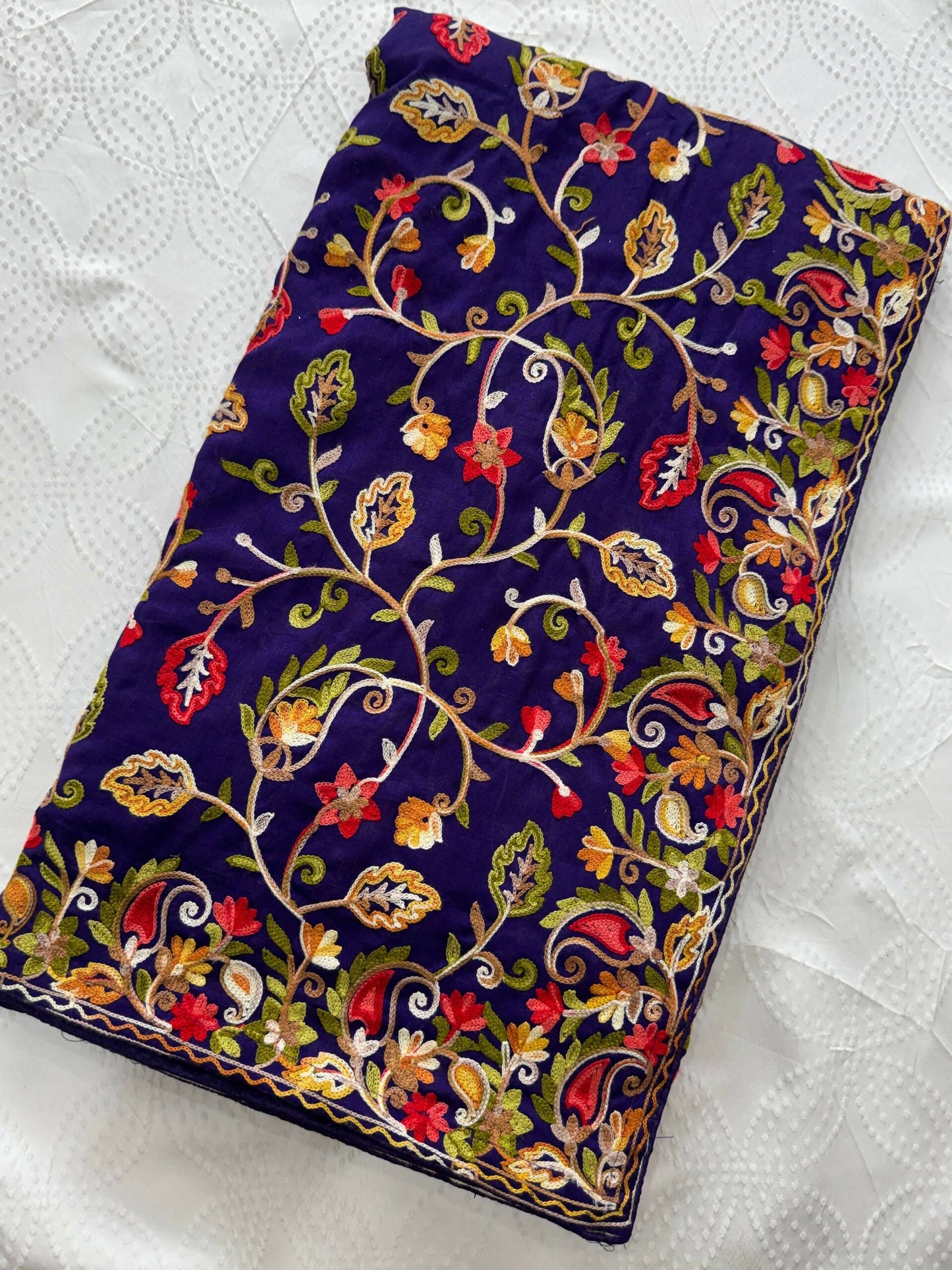Teeya Creation New Latest Party Wear Lucknowi Soft Silk Saree-Purple