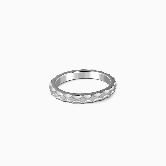 Silver Metric Ring (Size 12)