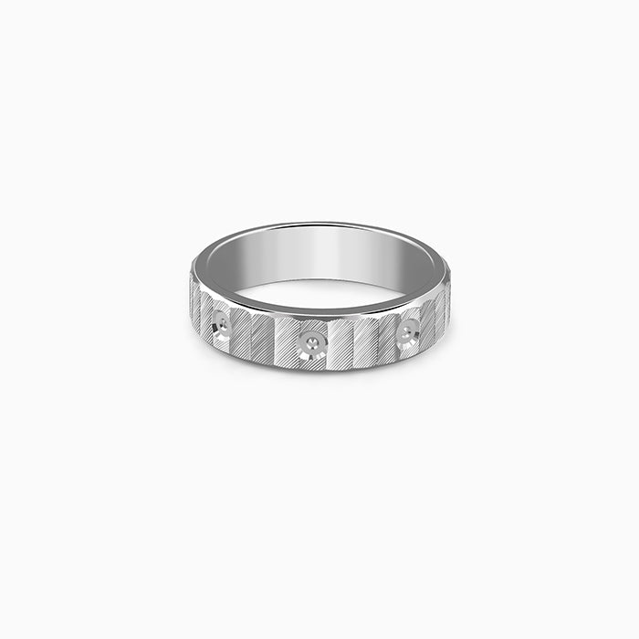 Silver Cadence Ring For Him