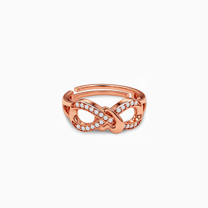 Rose Gold Infinitely Yours Ring (Size 12)