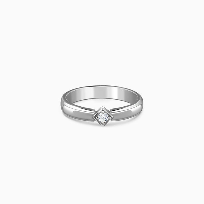 Silver Vanguard Ring For Him (Size 12)