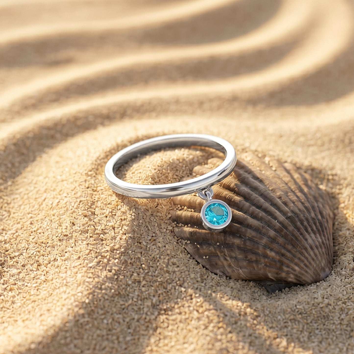 Silver Tethys Ring (Size 12)