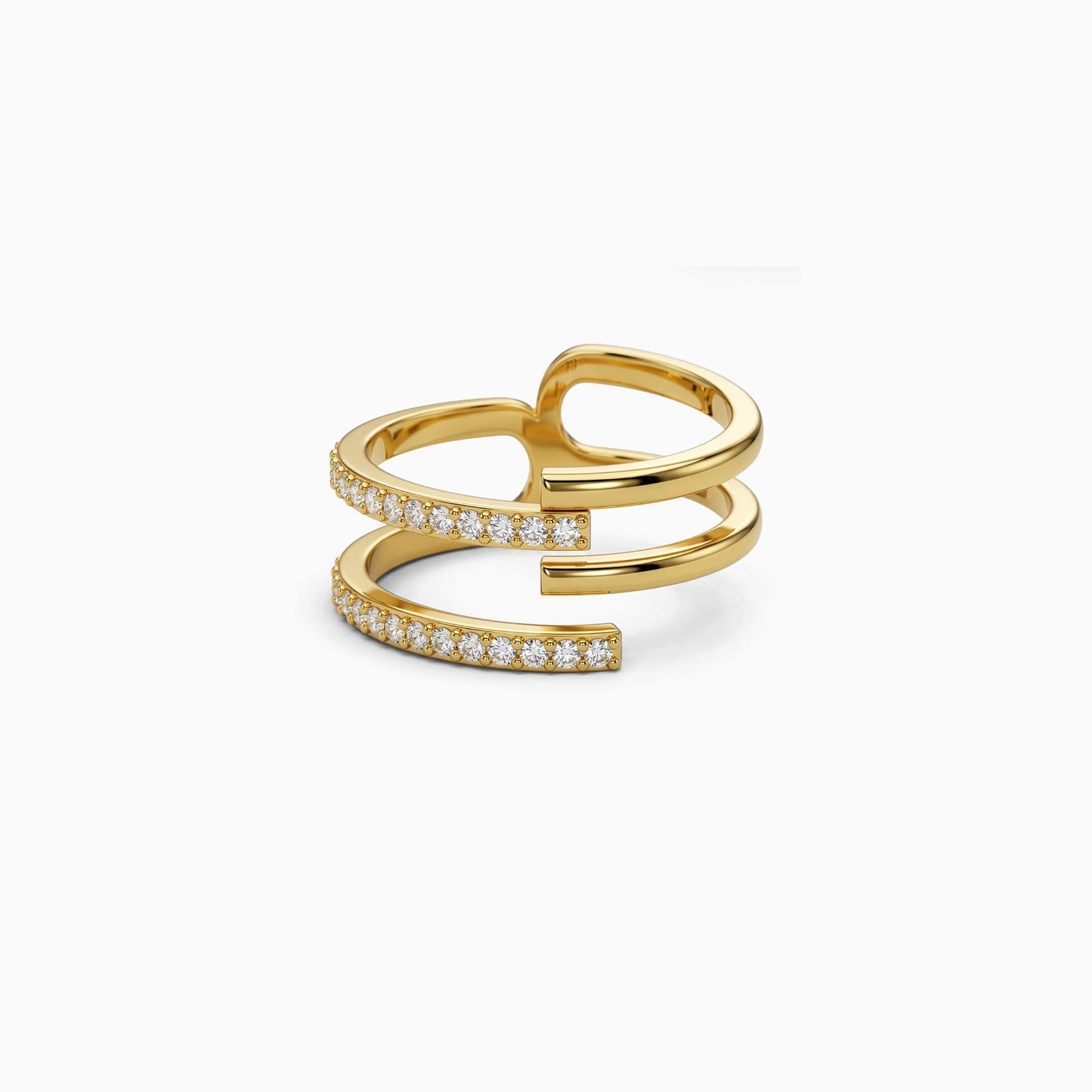 Golden GeoLuxe Ring
