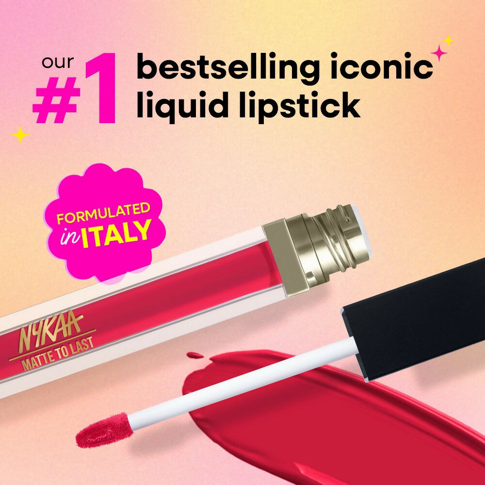 Nykaa Matte To Last ! Transferproof Liquid Lipstick - Mishti -10