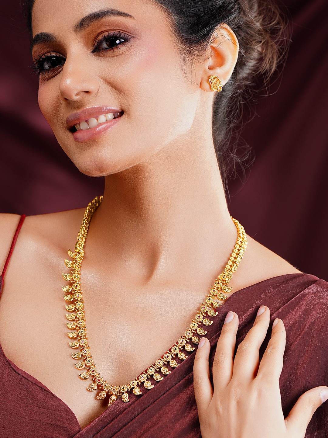Heritage Paisley Bridal Necklace Set